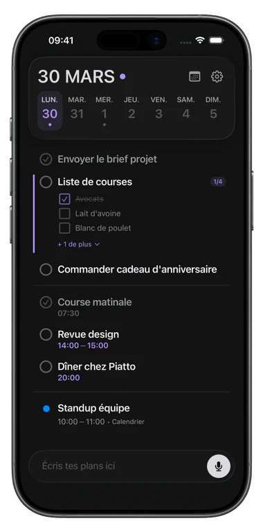MyTimeo app screenshot