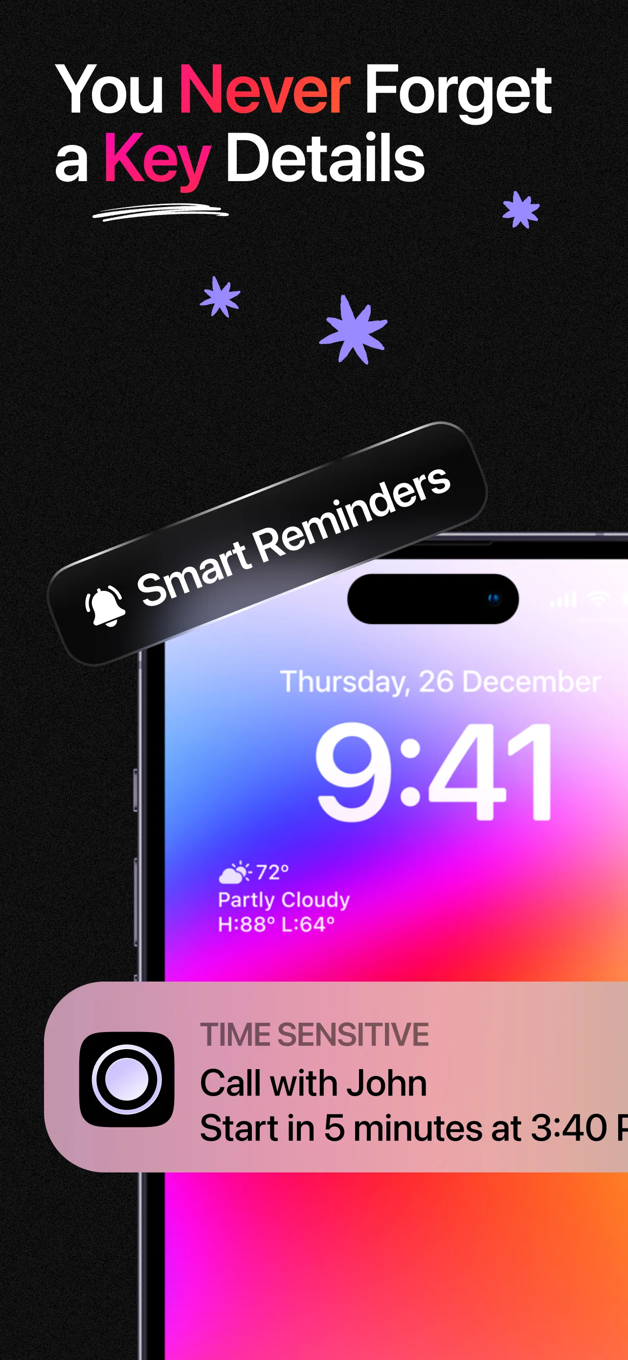 AI suggestion to refine event