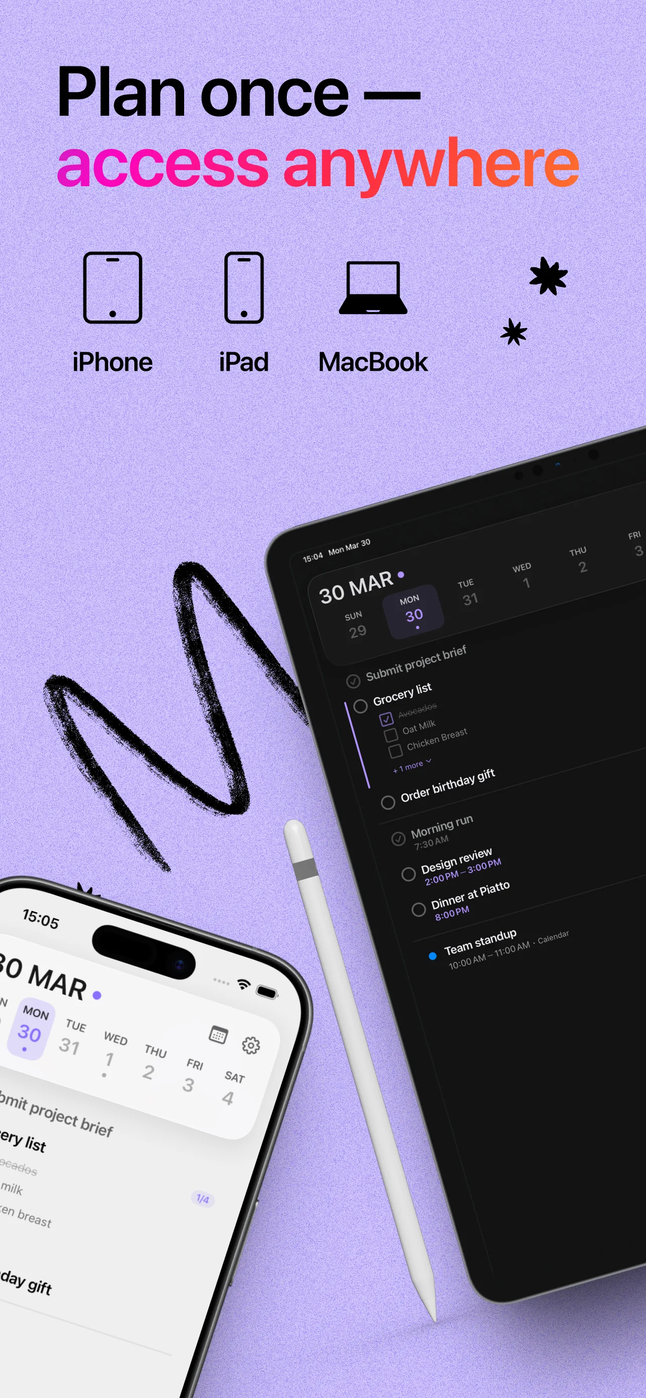 Multi-language voice recognition screen
